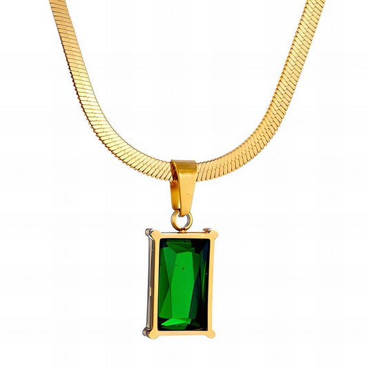 Necklace, 18K Gold Plated Steel